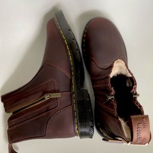 Maroon/Burgundy Dr (Doc) Martens Alyson Ankle Boot